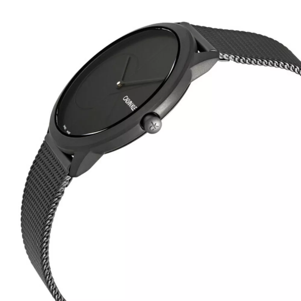 Calvin Klein Minimal Quartz Black Dial Watch 40mm