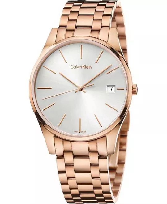 Calvin Klein Time Rose Gold-Tone Watch 40mm
