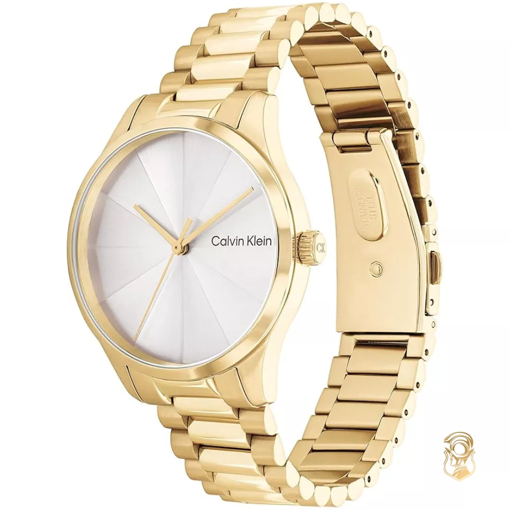 Calvin Klein Unisex Gold Tone Watch 35mm 