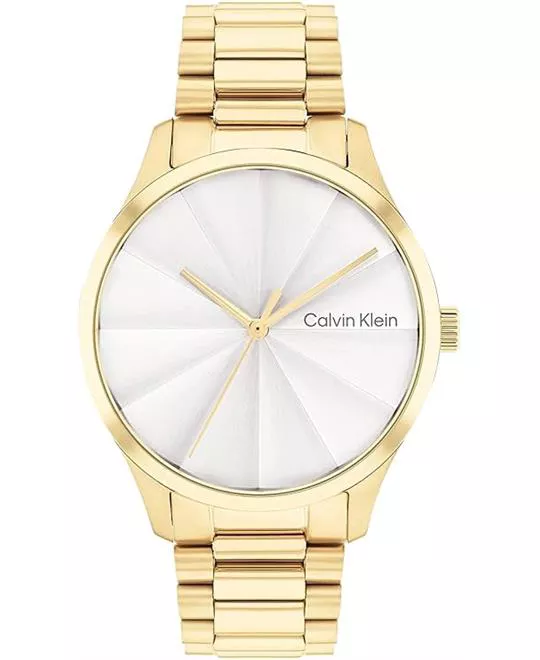 Calvin Klein Unisex Gold Tone Watch 35mm 