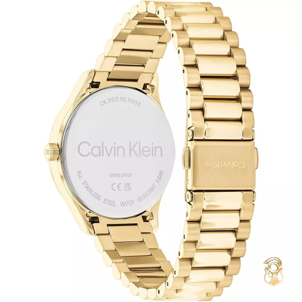 Calvin Klein Unisex Gold Tone Watch 35mm 