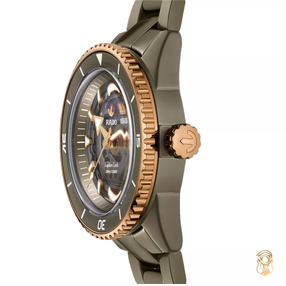 Rado Captain Cook High-Tech Ceramic Skeleton Watch 43mm