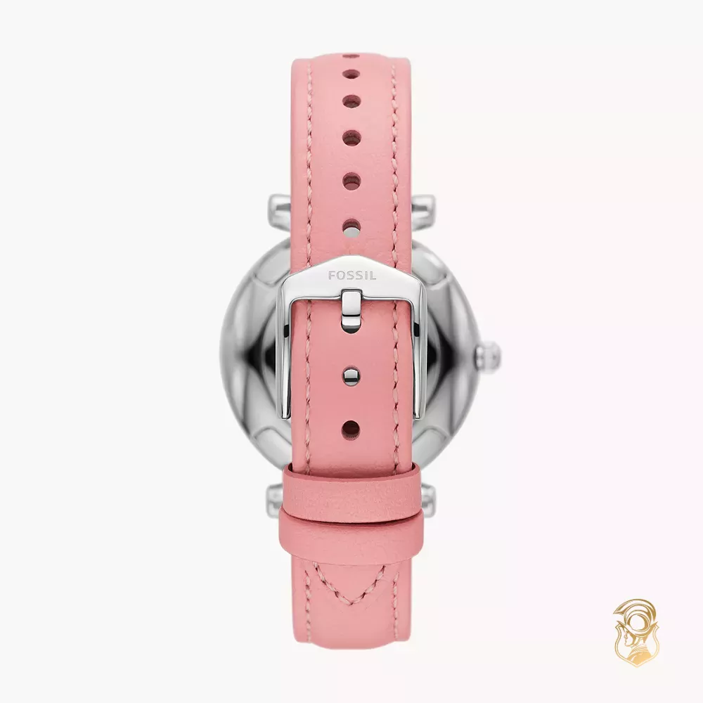 Carlie Three-Hand Date Pink Watch 35MM