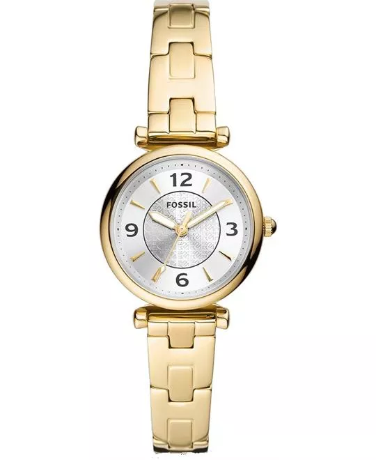 Carlie Three-Hand Gold-Tone Stainless Steel Watch 28MM