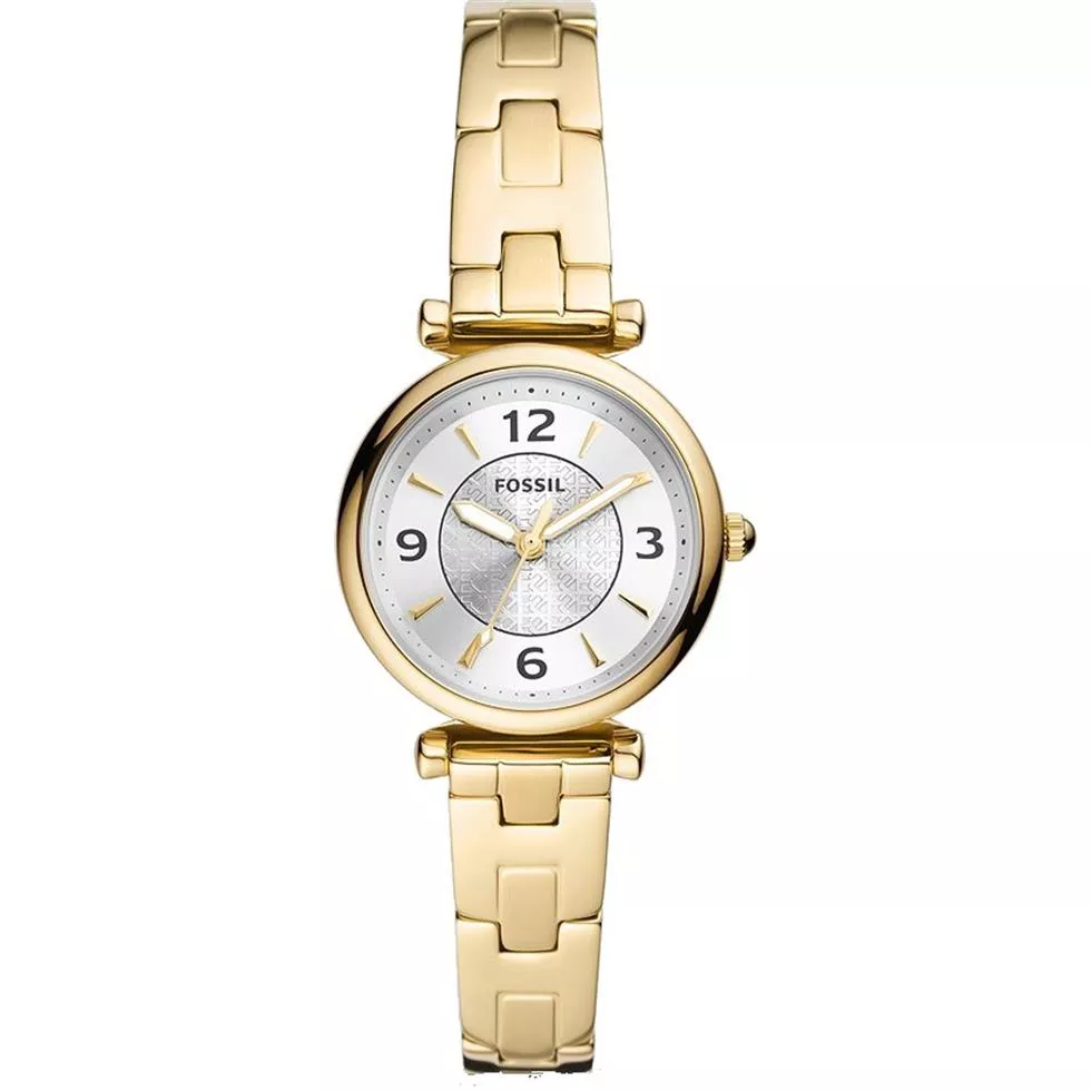 Carlie Three-Hand Gold-Tone Stainless Steel Watch 28MM