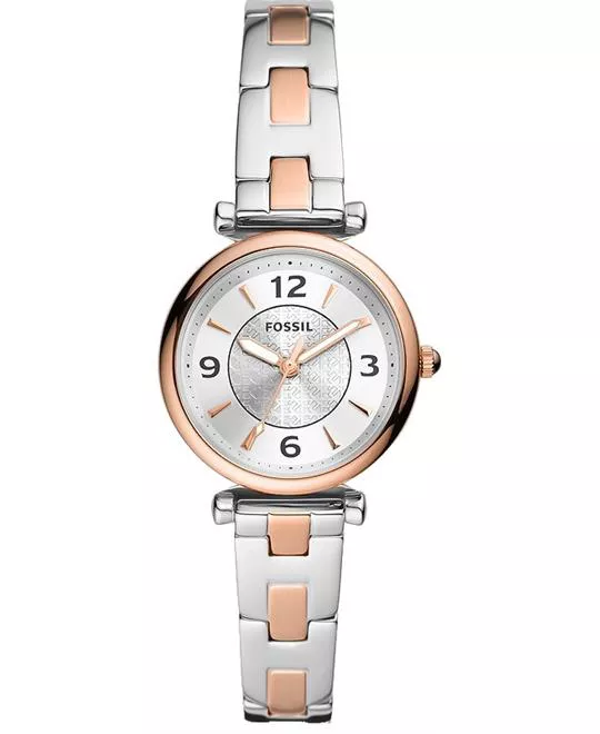 Carlie Three-Hand Two-Tone Stainless Steel Watch 28MM