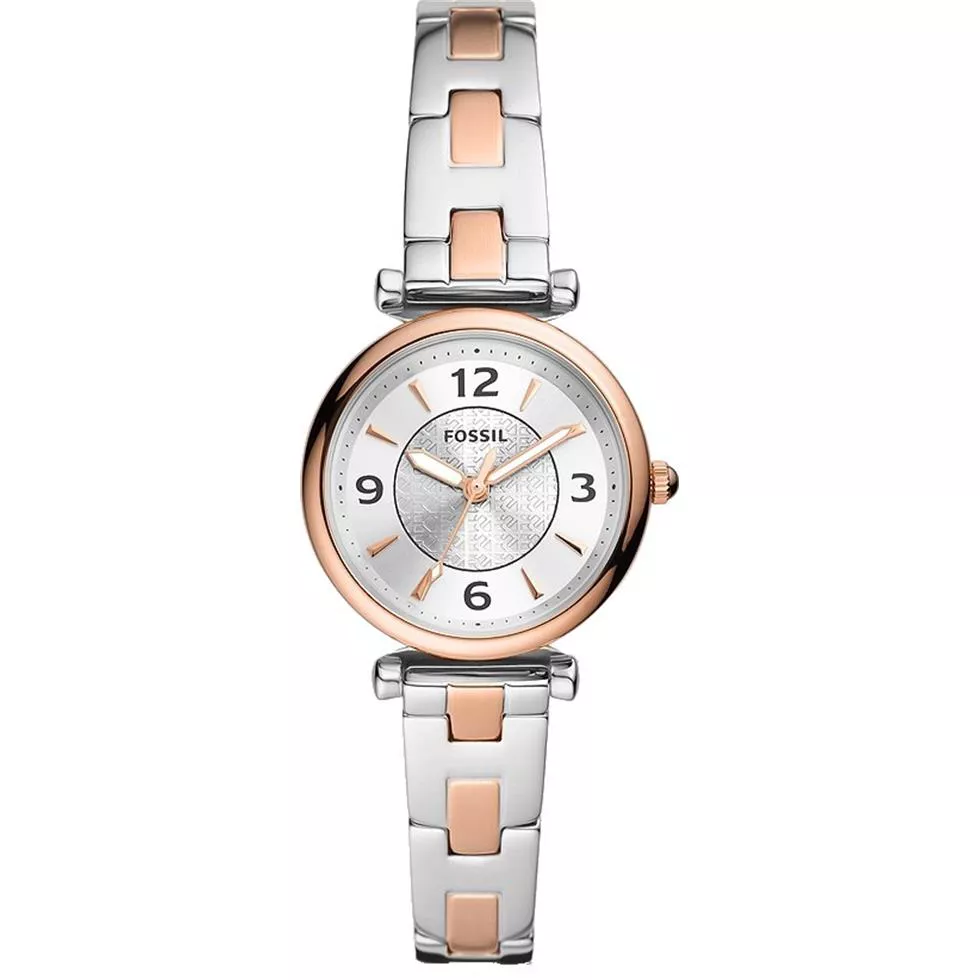 Carlie Three-Hand Two-Tone Stainless Steel Watch 28MM