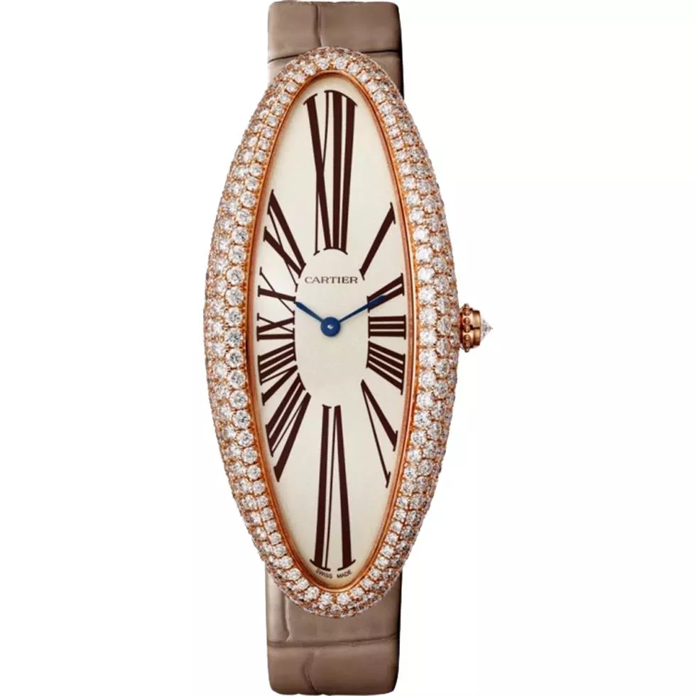 Cartier Baignoire Allongée WJBA0008 Watch 52 x 23