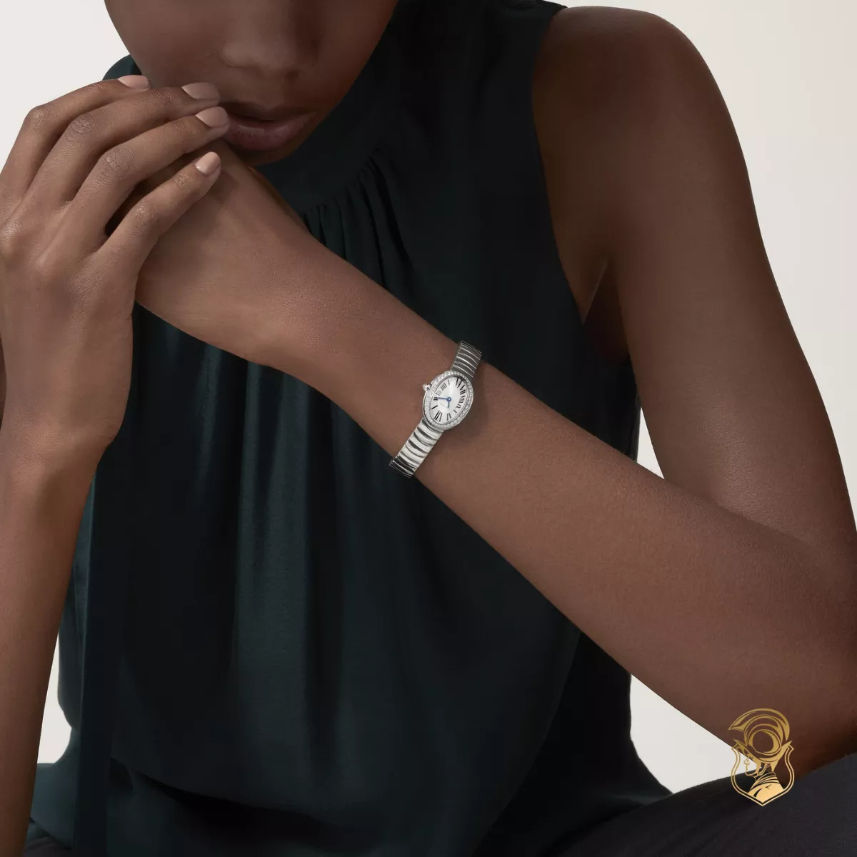 Cartier Baignoire WB520025 Diamonds Watch 25.3mm