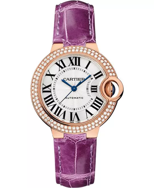 Cartier Ballon Bleu WJBB0051 Diamond Watch 33mm