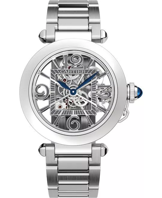 Cartier Pasha WHPA0007 Automatic Skeleton Watch 41mm