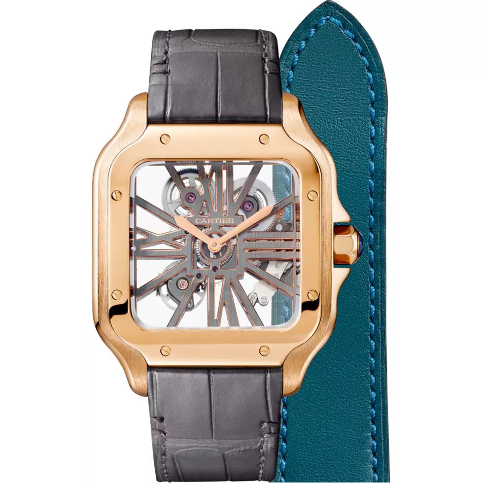 Cartier Santos De Cartier WHSA0010 Watch Set 39.8