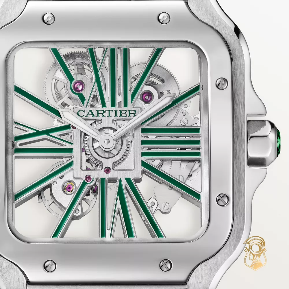 Cartier Santos de Cartier WHSA0028 Skeleton Watch 47.5 mm x 39.7 mm