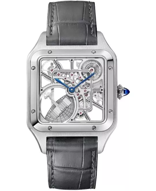 Cartier Santos-Dumont WHSA0032 Skeleton Watch 43.5 mm x 31.4 mm