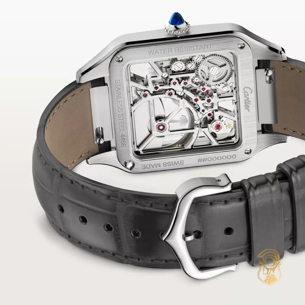 Cartier Santos-Dumont WHSA0032 Skeleton Watch 43.5 mm x 31.4 mm