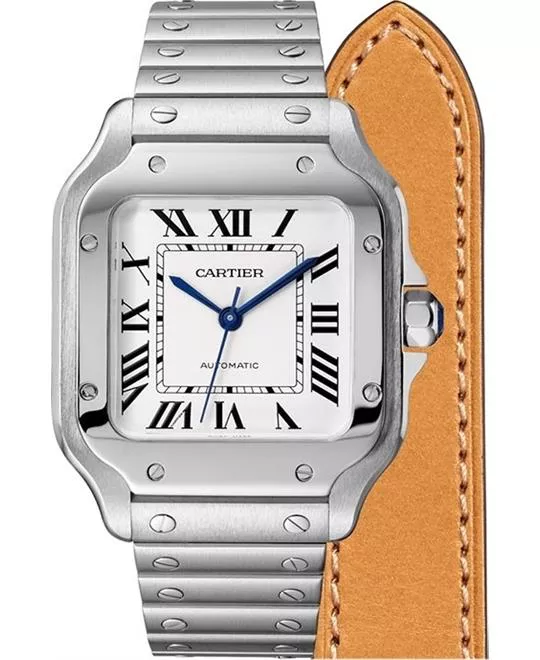 Cartier Santos WSSA0029 Watch Set 35.1 x 41.9mm