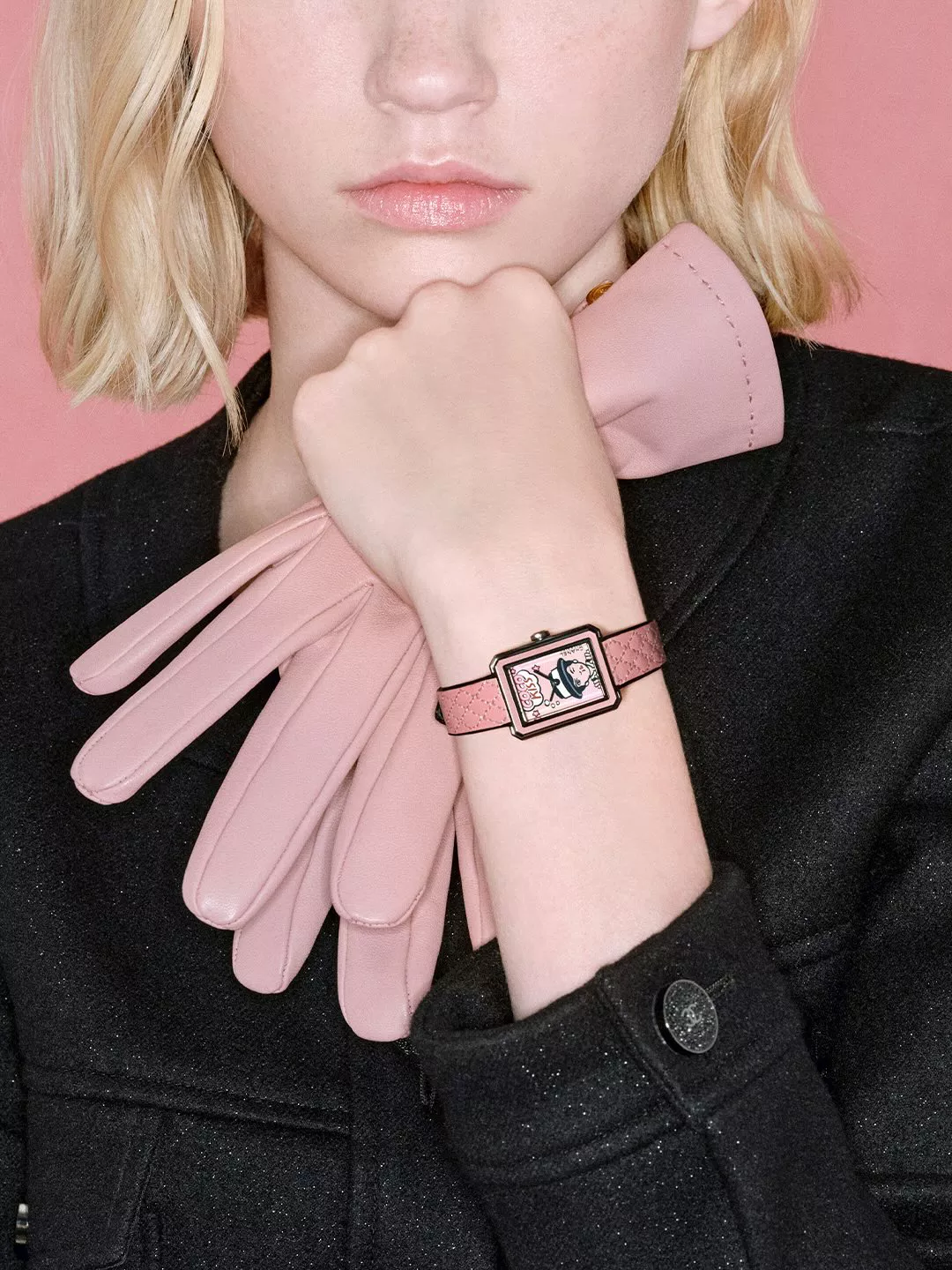 Chanel Boy·Friend Blush Watch 27.9 x 21.5 x 6.2 mm