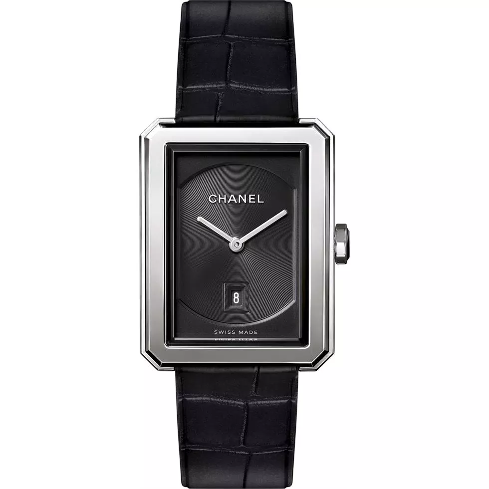 Chanel Boy-Friend H4884 Guilloche Watch 34.6 x 26.7mm