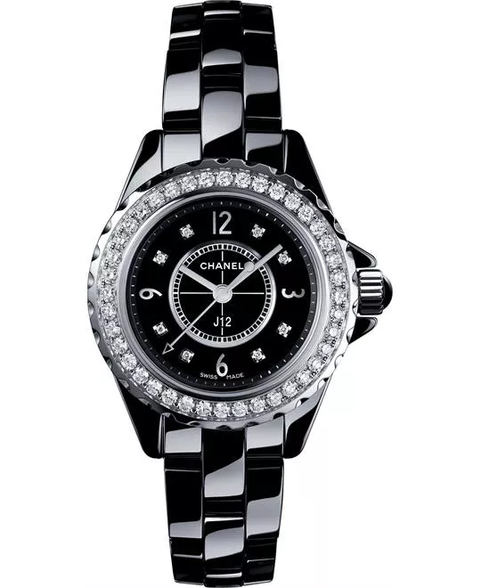 Chanel J12 H2571 Diamonds Watch 29mm 