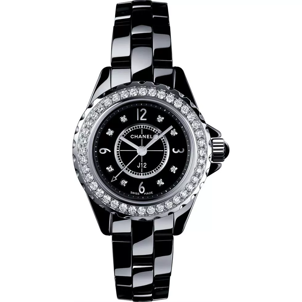 Chanel J12 H2571 Diamonds Watch 29mm 