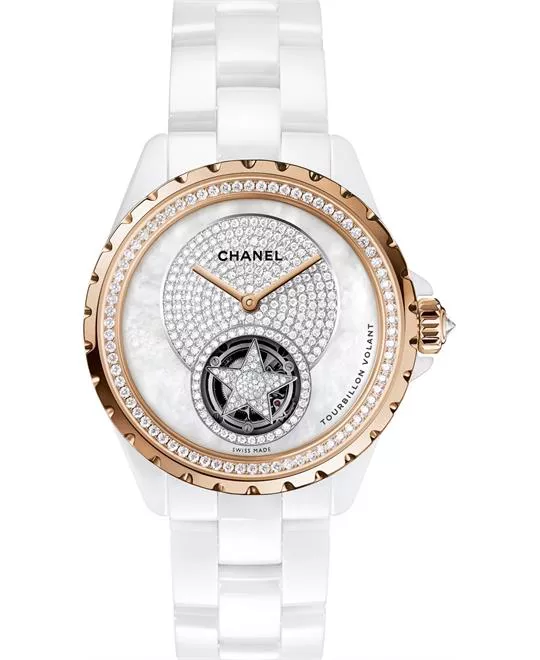 Chanel J12 H4563 Tourbillon Ladies Watch 38mm