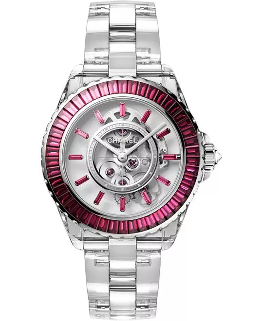 Chanel J12 H7555 X-Ray Red Edition Watch 38mm 