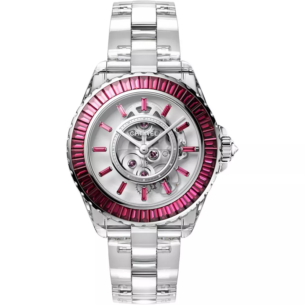 Chanel J12 H7555 X-Ray Red Edition Watch 38mm 