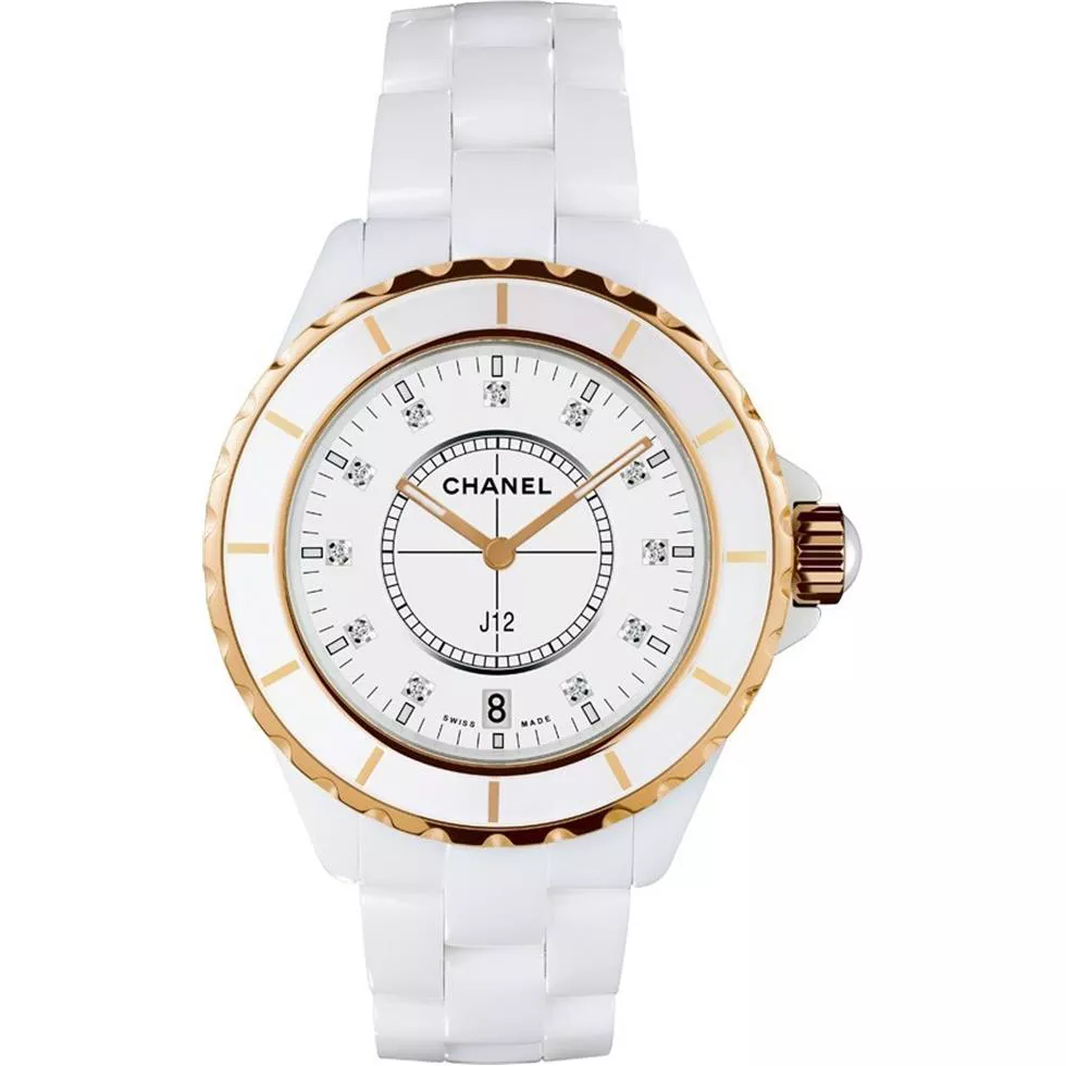 Chanel J12 H2181 White Ceramic Unisex Watch 33