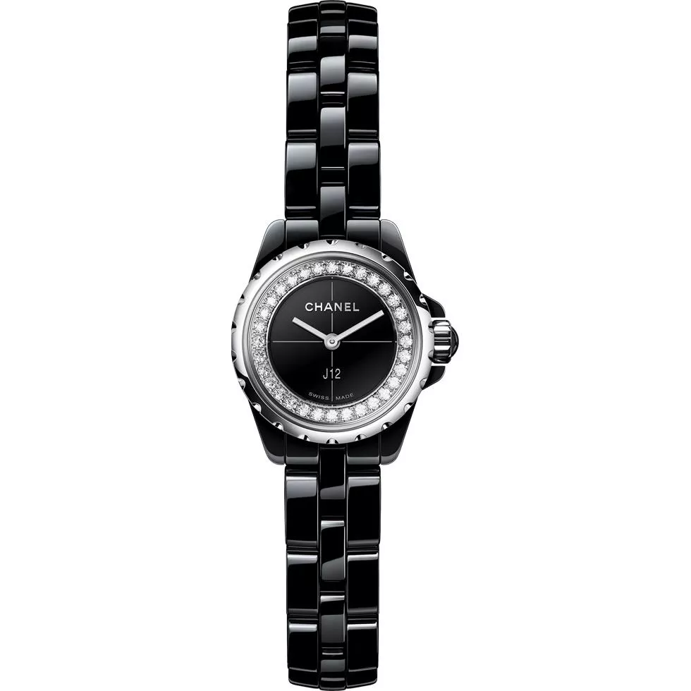 Chanel J12-Xs Black Dial Ladies Ceramic Watch 19 x 7,66 mm