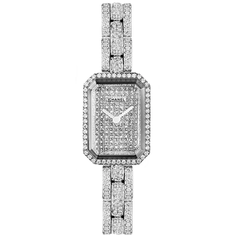 Chanel première H2437 Ladies Gold Diamonds 19.5 x 15