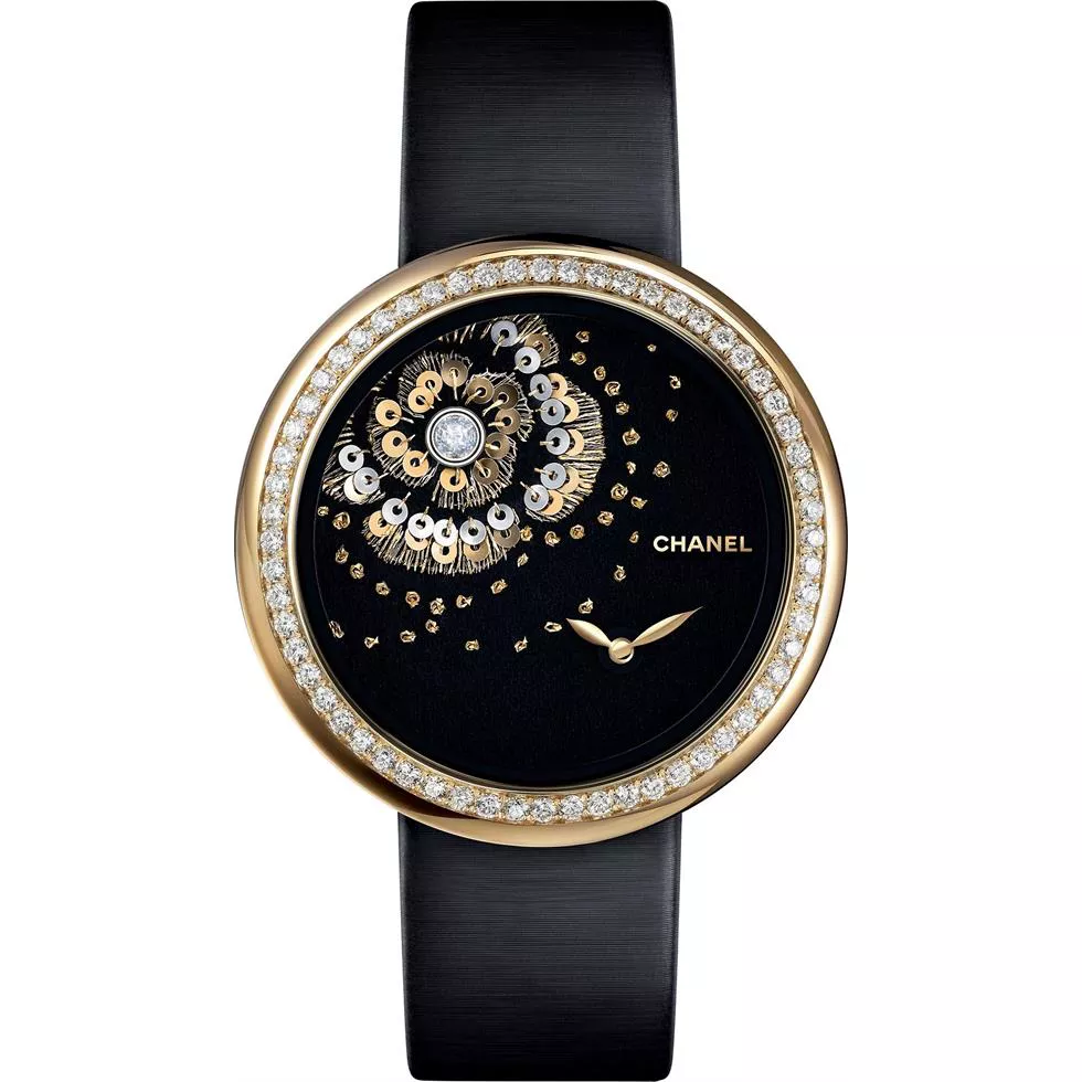 Chanel Mademoiselle Privé H3822 Camélia Watch 37.5
