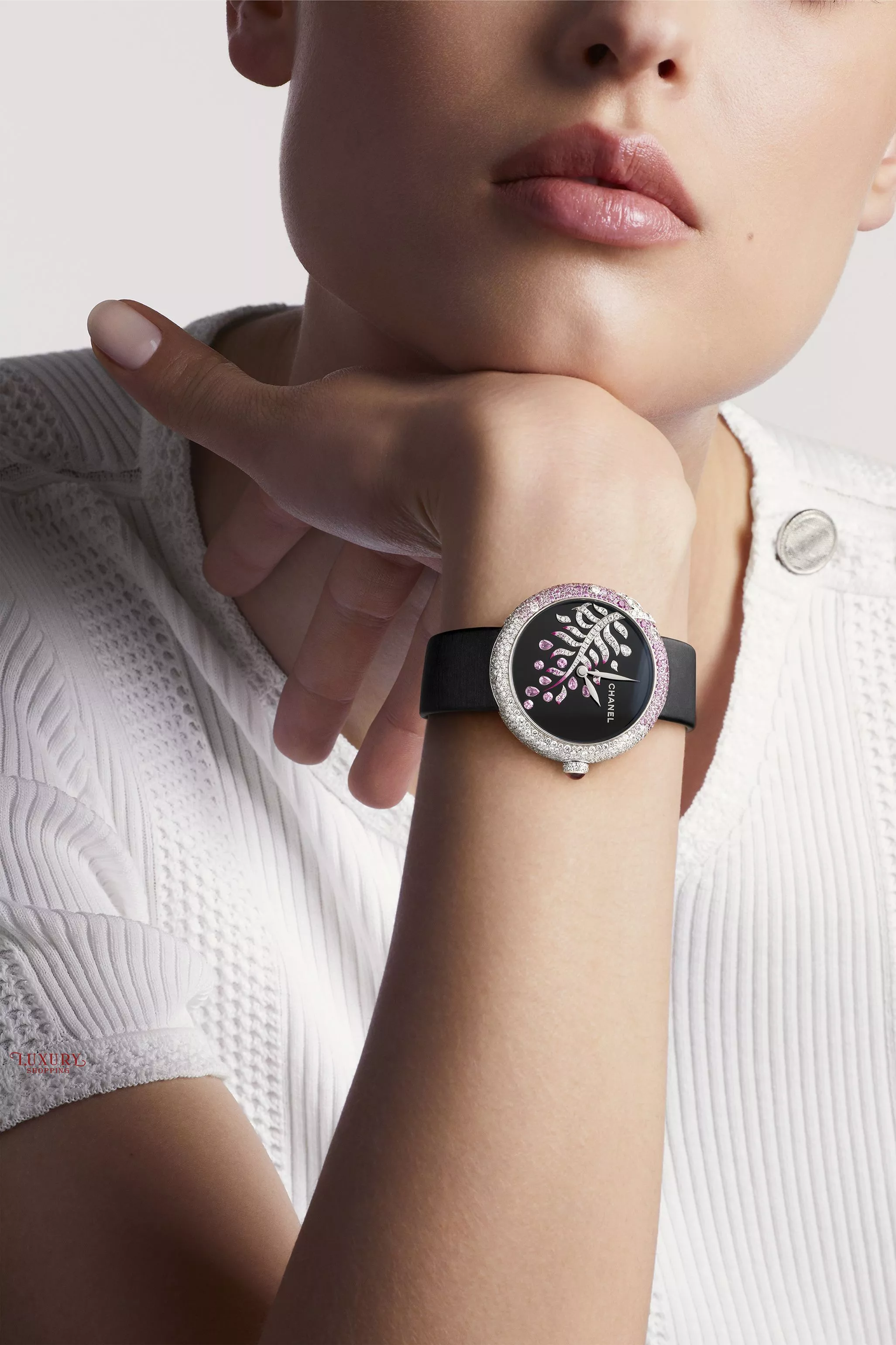 Chanel Mademoiselle Prive Diamond Watch 37.5mm