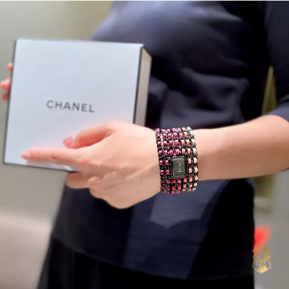 Chanel Premiére Cuff Blush Watch 19.7x15.2x7.5mm