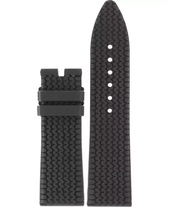 Chopard Black Rubber Strap 24mm