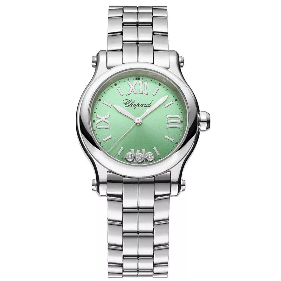 Chopard Happy Sport Quartz Green Watch 30mm