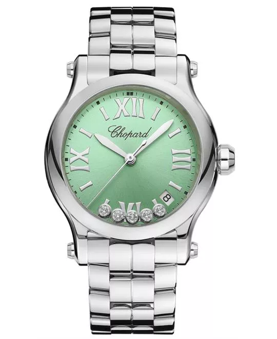 Chopard Happy Sport Quartz Green Watch 36mm