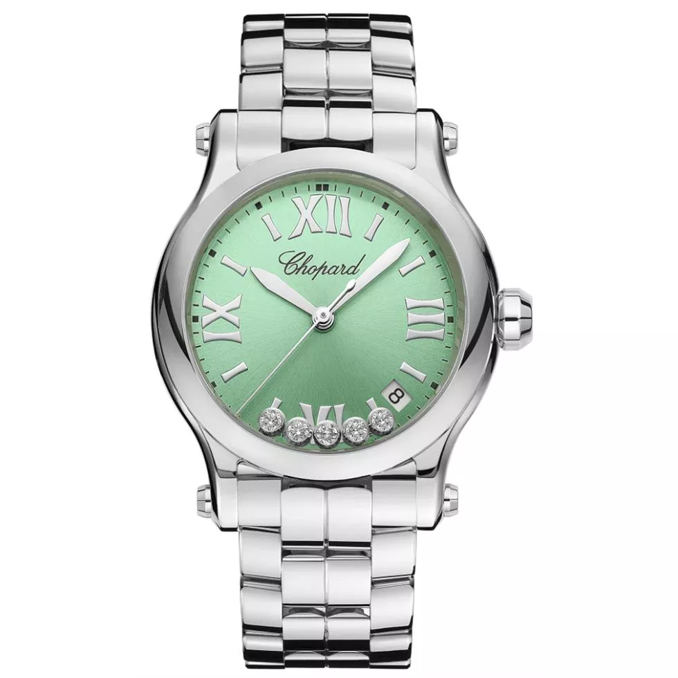 Chopard Happy Sport Quartz Green Watch 36mm