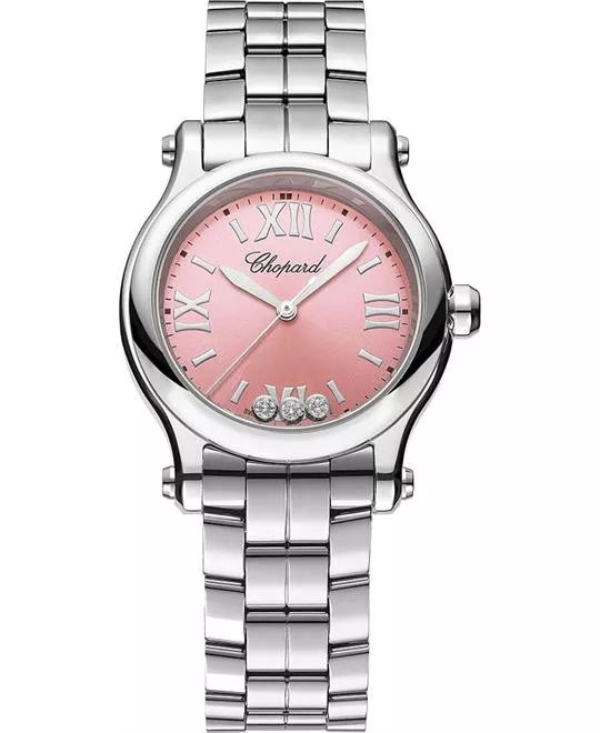 Chopard Happy Sport Quartz Pink Watch 30mm