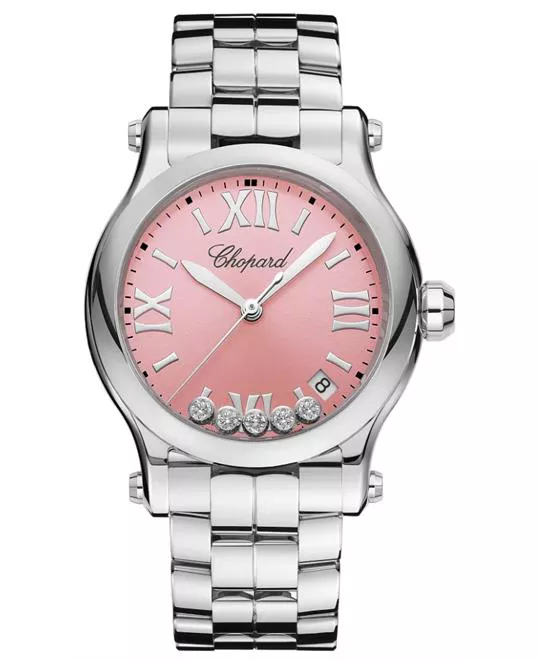 Chopard Happy Sport Quartz Pink Watch 36mm