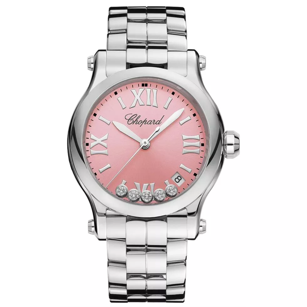 Chopard Happy Sport Quartz Pink Watch 36mm