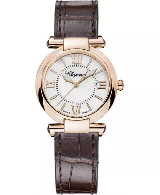 Chopard Imperiale 384238-5001 18k And Amethysts 28mm