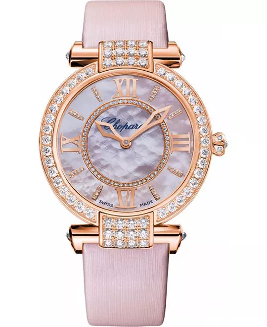 Chopard Imperiale 384242-5006 18k Ose And Diamonds 36
