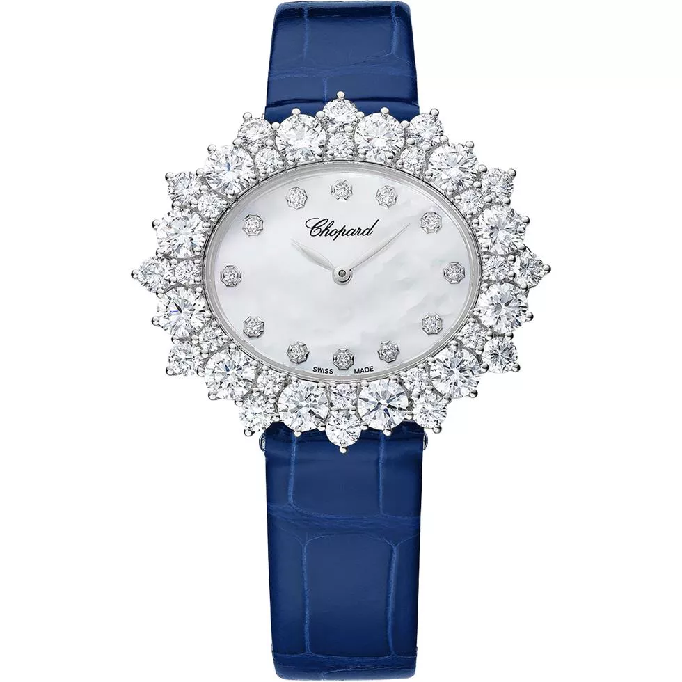 Chopard L’Heure Du Diamant 13A390-1100 Oval Watch 36mm