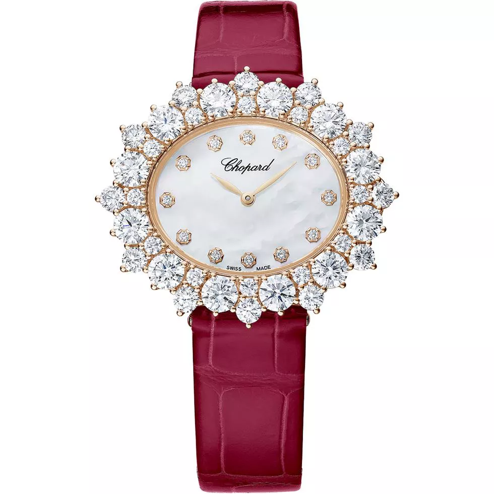 Chopard L’Heure Du Diamant 13A390-5100 Oval Watch 36mm
