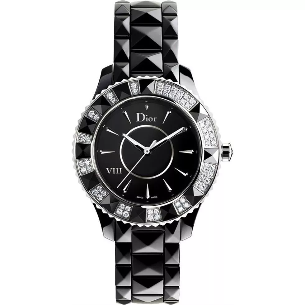 Christian Dior Dior VIII CD1231E1C001 Black Ceramic Watch 33