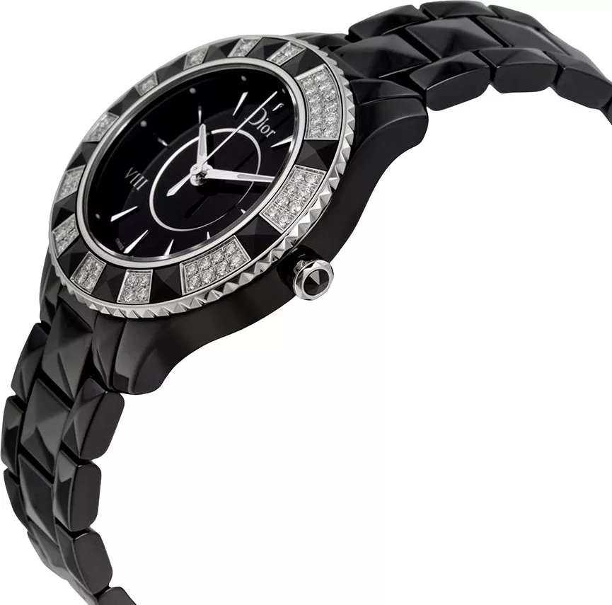 Christian Dior Dior VIII CD1231E1C001 Black Ceramic Watch 33