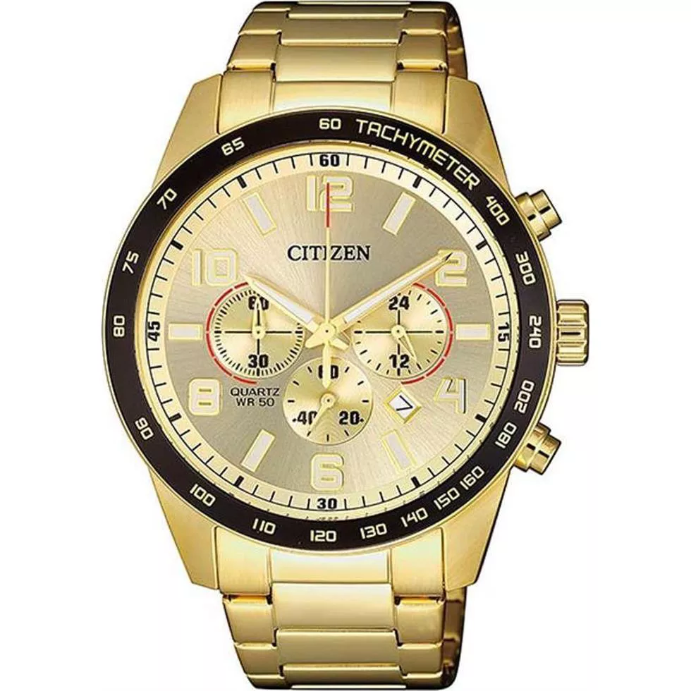 Citizen AN816354P Tachymeter Watch 44mm