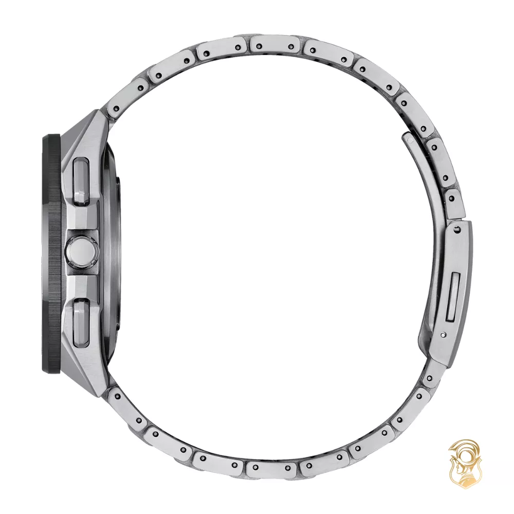 Citizen Attesa Gray Dial Super Titanium Bracelet Watch 44mm