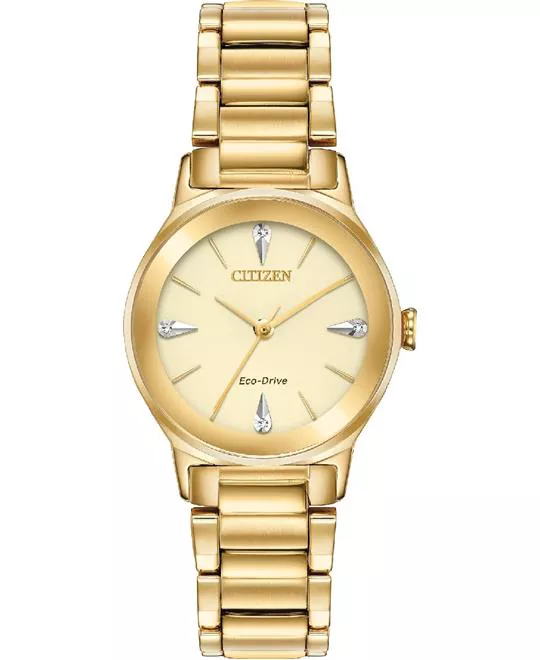 Citizen Axiom Eco-Drive Gold Watch 28mm