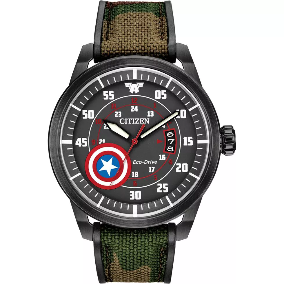 Citizen Captain America Marvel Men's Watch 45mm